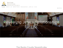 Tablet Screenshot of bcadventistchurch.org